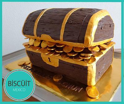 Treasure Chest - Cake by BISCÜIT Mexico