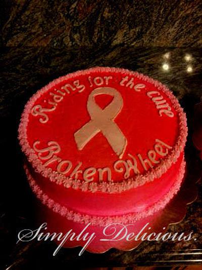 Breast Cancer Awareness - Cake by Simply Delicious Cakery