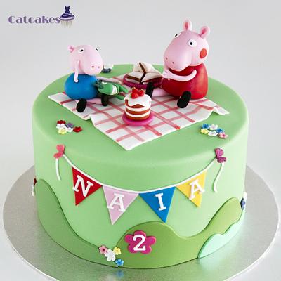 Peppa Pig - Cake by Catcakes