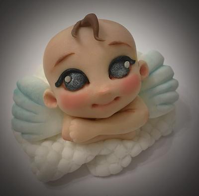 It’s an angel 💙 - Cake by Ele Lancaster