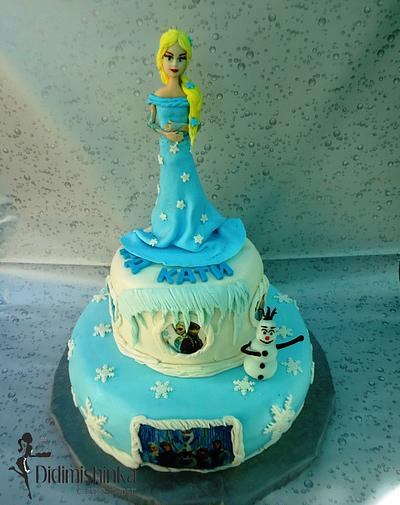 Frozen - Cake by Delyana