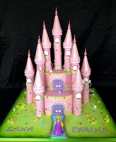 Princess castle cake - Cake by jameela