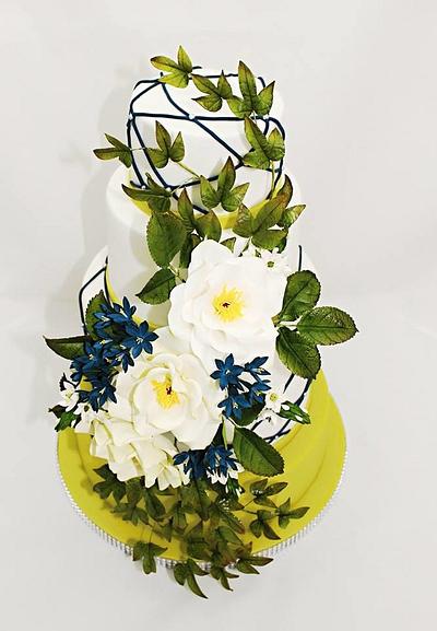 Green wedding cake - Cake by Zdenek
