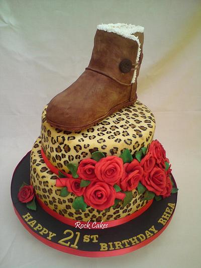 Ugg boot - Cake by RockCakes