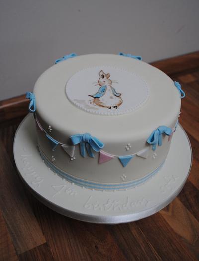 Painted Peter Rabbit cake!  - Cake by Hannah Wiltshire