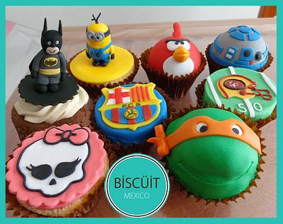 Cupcake assortment - Cake by BISCÜIT Mexico