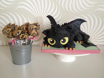 Baby Toothless - Cake by Dasa