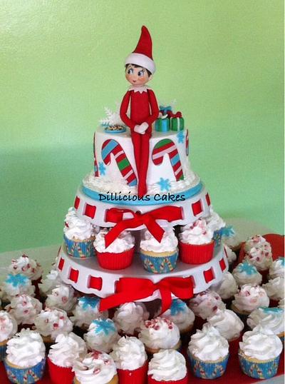 Elf on a Cake - Cake by Stephanie Dill