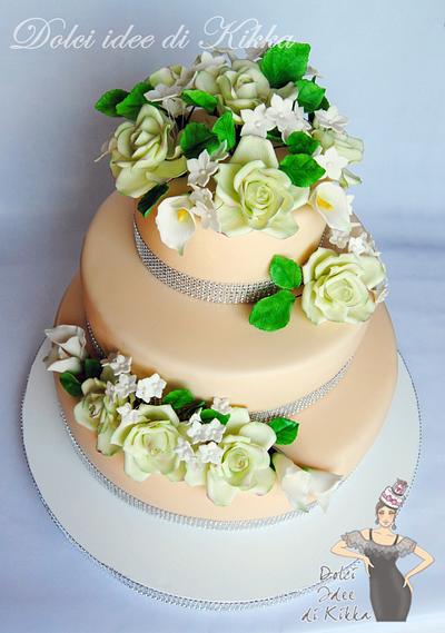 Elegant wedding cake - Cake by Francesca Kikka