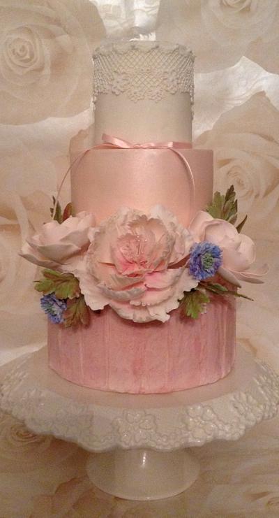 Rustic Pink - Cake by The Anticipation