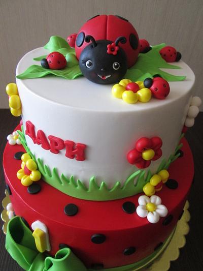 Ladybug cake - Cake by sansil (Silviya Mihailova)