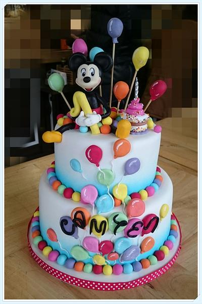 Mickey and the Balloons - Cake by Planet Cakes Patisserie