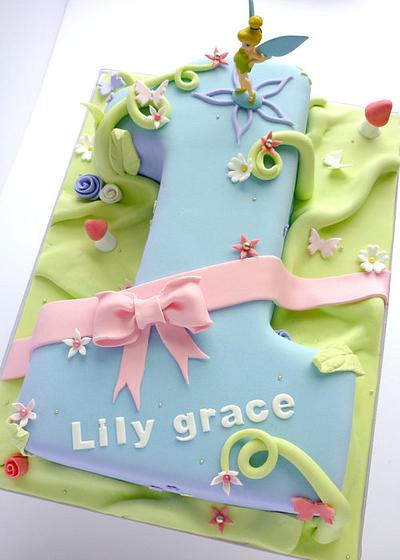Tinkerbell Birthday Cake - Cake by Liana @ Star Bakery