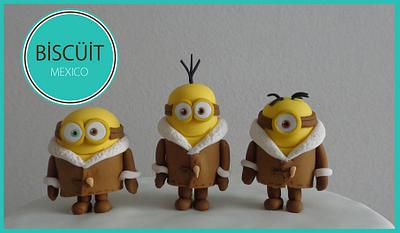 winter minions - Cake by BISCÜIT Mexico