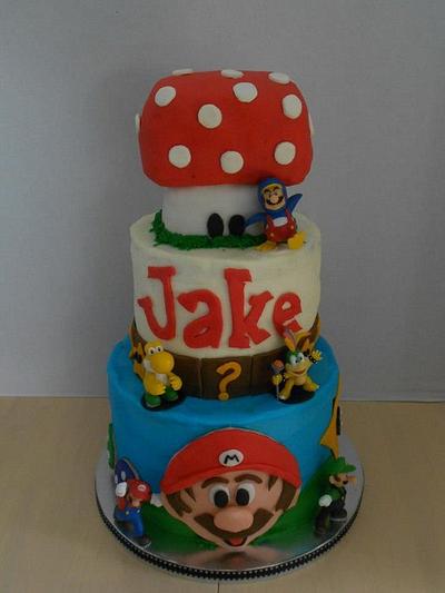 Super Mario! - Cake by Cakes by Kate