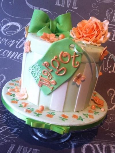 Hat Box Cake - Cake by Tiers of Indulgence