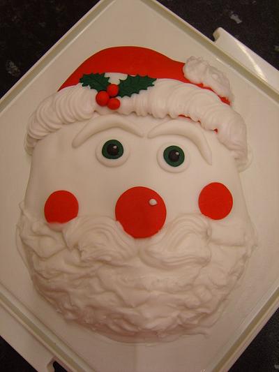 Santa - Cake by Niknoknoos Cakery