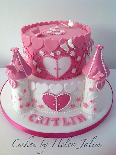 Pretty castle - Cake by helen Jane Cake Design 