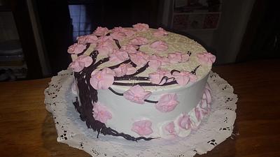 Cerezo en flor - Cake by Pasteles Douce Amie