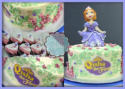 Sofia the 1st - Cake by Chilly