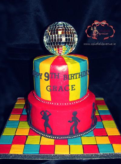 Disco Theme Cake - Cake by Agatha Rogowska ( Cakefield Avenue)