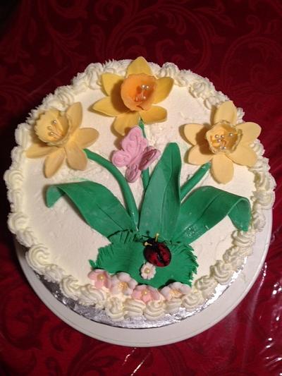 March Daffodils - Cake by Julia 