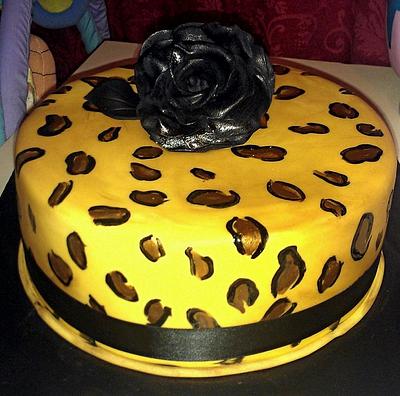 leopard cake - Cake by jodie baker