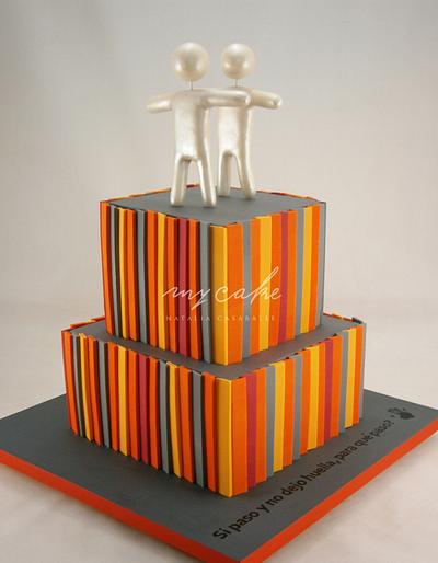 Torta cumpleaños "Naranja" - Cake by Natalia Casaballe