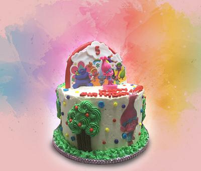 Trolls Cake - Cake by MsTreatz
