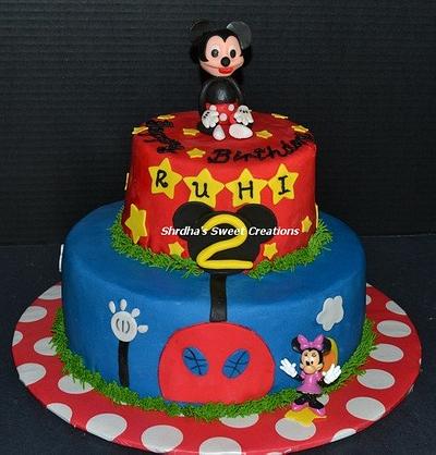 Mickey Mouse Clubhouse - Cake by ShrdhaSweetCreations