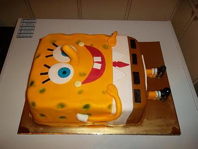 spongebob cake - Cake by KristianKyla