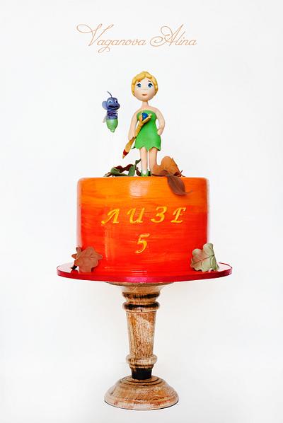 cake with Tinker Bell - Cake by Alina Vaganova