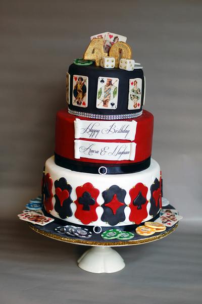 Casino Cake - Cake by Boutique Cookies Cakes