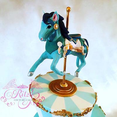 Boy themed Carousel cake - Cake by Ritzy