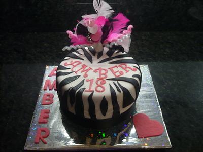 18th Birthday Cake - Cake by Debbie