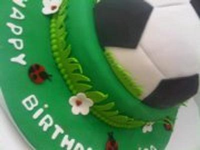 Soccer Cake - Cake by Cindy