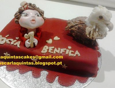 SLBenfica (Soccer) - Cake by carlaquintas