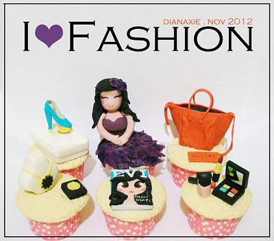 I Love Fashion - Cake by Diana