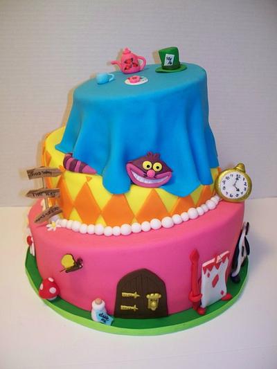 Alice In Wonderland - Cake by Kimberly Cerimele