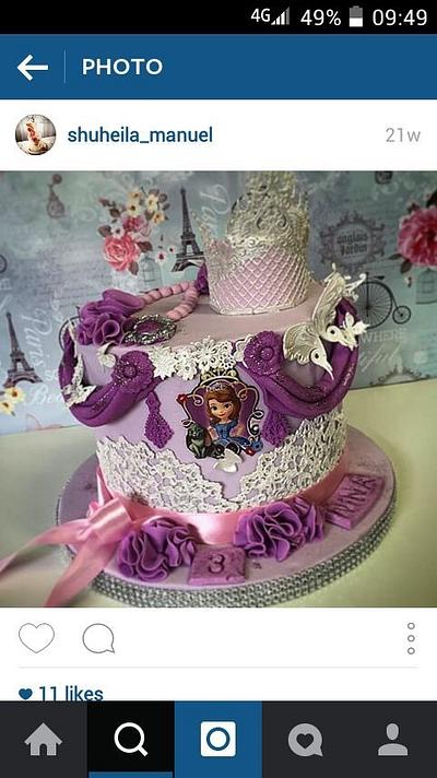 Sofia themed cake  - Cake by Shuheila