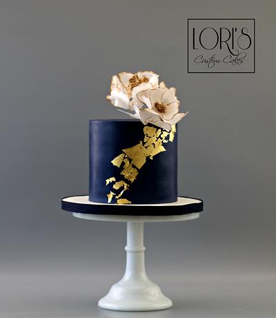 Simply Navy - Cake by Lori Mahoney (Lori's Custom Cakes) 