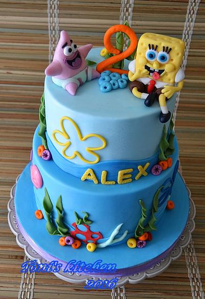 Sponge Bob - Cake by Cakes by Toni