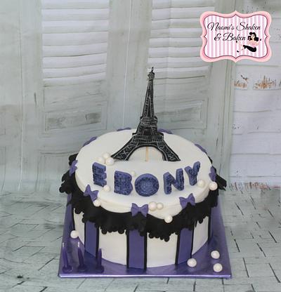 Purple Paris  - Cake by Naomi's Shaken & Baken