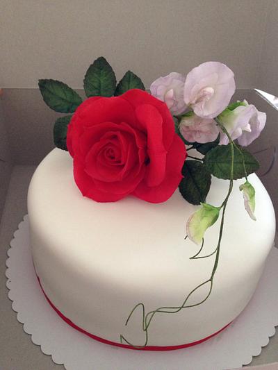 Rose cake - Cake by Jana 