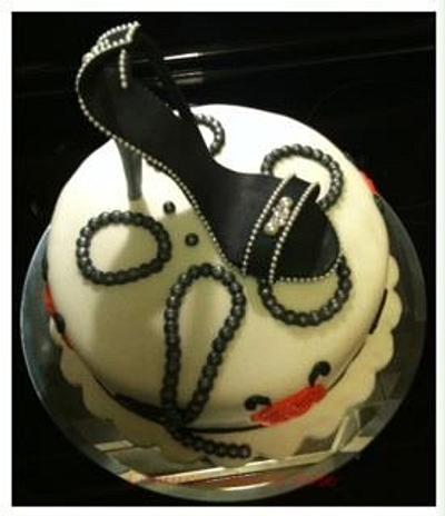 Gumpaste Shoe Cake - Cake by couturecakesbyrose