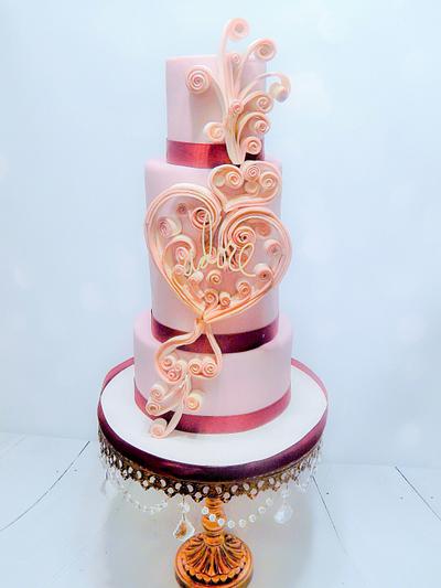 I adore you  - Cake by Rebekah Naomi Cake Design