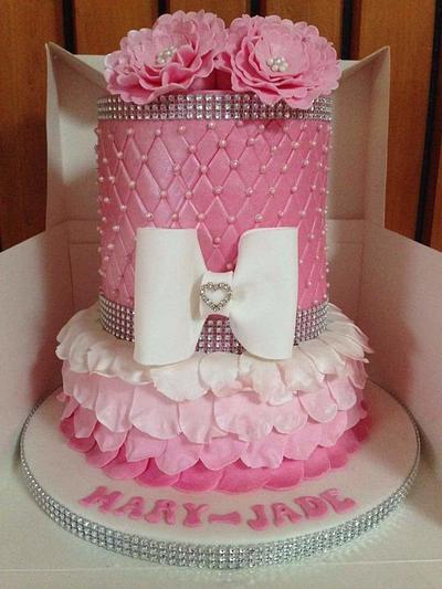 Pink frilly  - Cake by Waist of Cake 