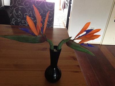 Bird of paradise flower - Cake by Carrie68