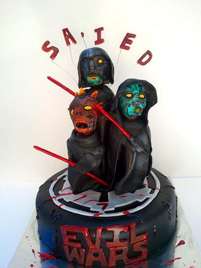 Zombie Star Wars Cake - Cake by Mimi's Sweet Shoppe Amanda Burgess