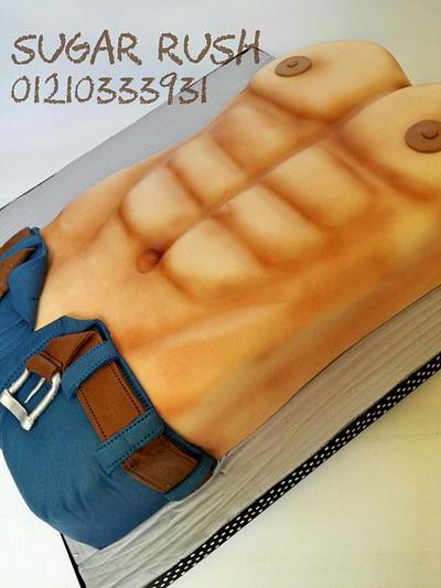 Muscle man - Cake by Sara Mohamed